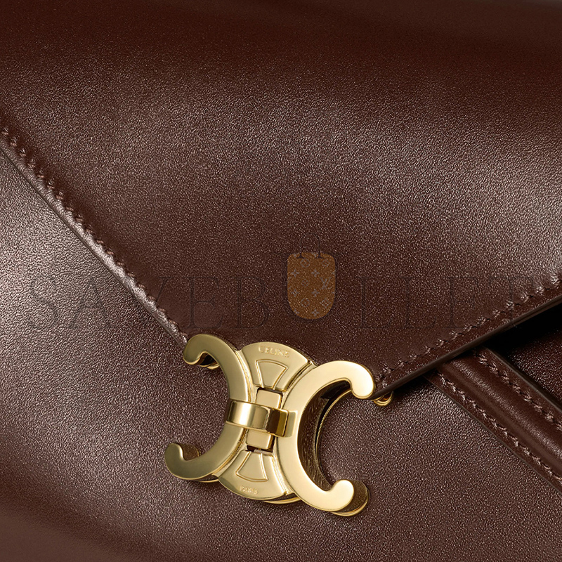 CELINE SMALL FLAIR IN SHINY CALFSKIN L10BF5B53.18CH (24*12*9cm)